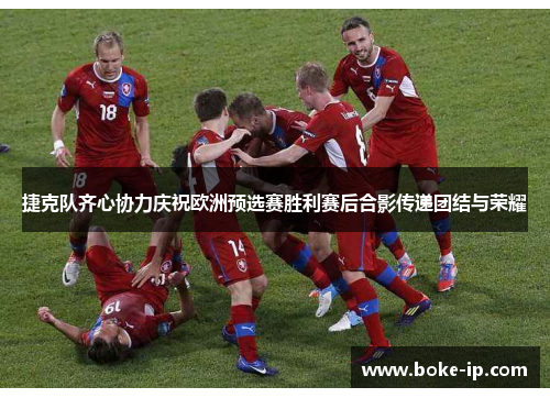 捷克队齐心协力庆祝欧洲预选赛胜利赛后合影传递团结与荣耀